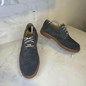 G.H.Bass BASS-BERNARD Wing-Tip Suede Oxfords Men's US 10M